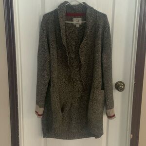 Roots Gray Cardigan Sweater